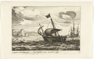 Dogger or Dogboat (Dutch Ship Types, 1627) by Robert de Baudous (possibly)