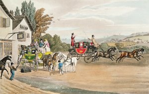 A London Mail and Stage Coach