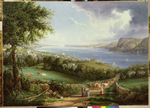 View of the Hudson River from near Sing Sing, New York