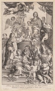 Virgin and Child with Saints by Robert van Audenaerd