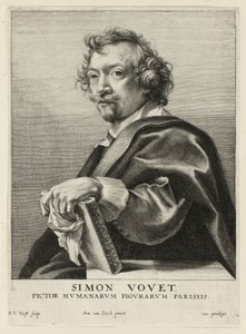 Simon Vouet by Robert van Voerst