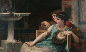 Two Roman Beauties by Roberto Bompiani