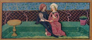 April - Lovers in a Garden