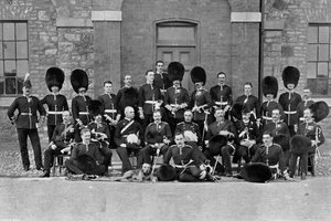 An Inspection Group of Officers of the 1st Scots Guards