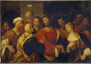 Christ In The House Of Martha And Mary