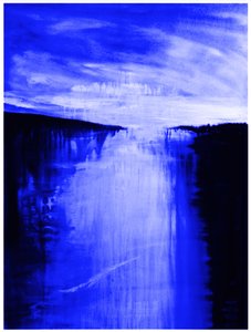 Deep Blue River Flow by RodMacIver