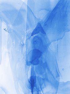 Fluid Blue Abstract