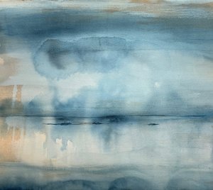 Misty Blue Horizon by RodMacIver