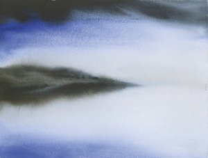 Misty Blue Reflections