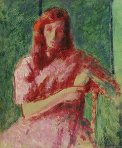 A Sad Young Girl (The Red Lady) by Roderic OConor