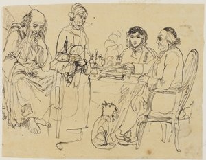 Alms to the Poor by Rodolphe Bresdin