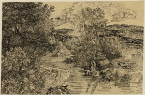 Bathers in a Brook