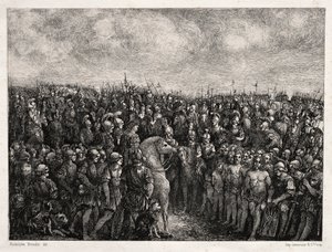 Caesar and his Prisoners, 1878 by Rodolphe Bresdin