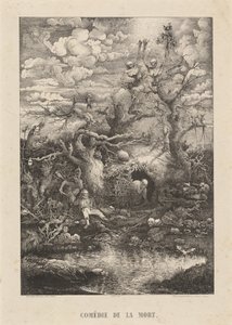 The Comedy of Death by Rodolphe Bresdin