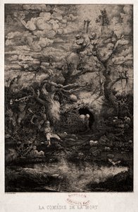 The Comedy of Death by Rodolphe Bresdin