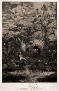 The Comedy of Death by Rodolphe Bresdin