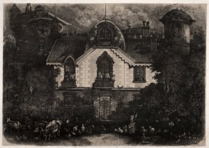 The Enchanted House by Rodolphe Bresdin