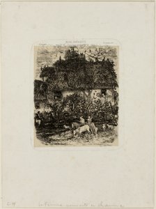 The Thatch-Roofed Farmhouse, from Revue Fantaisiste