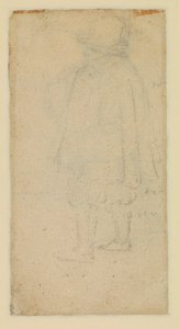 Man seen from the back (verso) by Roelandt Jacobsz and Bruegel Pieter the Elder Savery