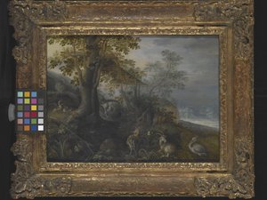Landscape with Animals by Roelandt Jacobsz. Savery