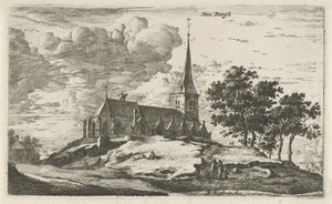 Church in Nederhorst den Berg (Village Views in the Northern Netherlands) by Roelant Roghman