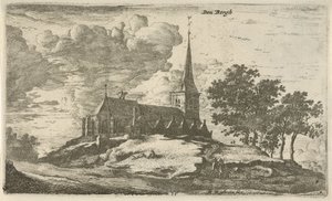 Church in Nederhorst den Berg by Roelant Roghman