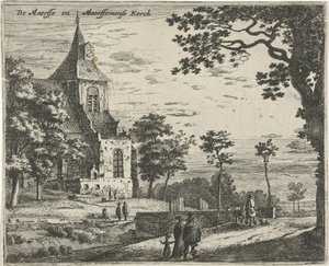Church of Maarsseveen by Roelant Roghman