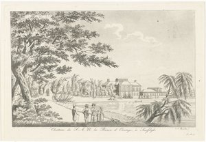 View of Soestdijk Palace by Roelof van der Meulen