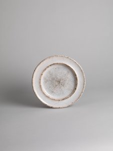 White Tin-Glazed Side Plate; Blue Glazed Side or Fruit Plate