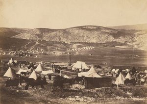 Camp of the 5th Dragoon Guards by Roger Fenton