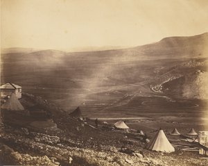 Cavalry Camp, Looking Towards Kadikoi by Roger Fenton
