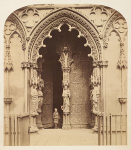 Central Doorway, West Porch, Lichfield Cathedral by Roger Fenton