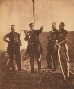 French General Pierre Bosquet Giving Orders to his Staff, Crimean War, Crimea, Ukraine