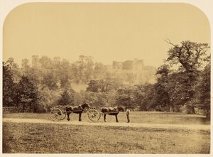 Hardwick Hall, from the Park by Roger Fenton