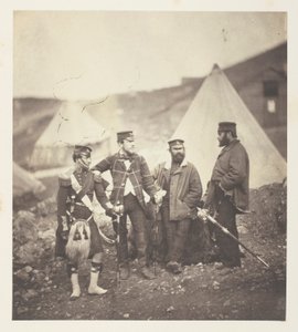 Officers of the 42nd Highlanders by Roger Fenton