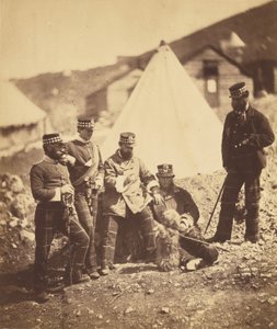 Officers of the 71st Highlanders by Roger Fenton