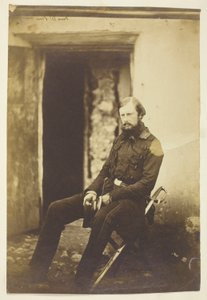 Prince Edward of Saxe Weimar, Taken on the Field, Crimea by Roger Fenton