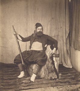 Self-Portrait in Zouave Uniform by Roger Fenton