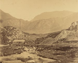 View of Mountains at the Foot of Lake Ogwen by Roger Fenton