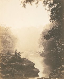 Wharfe and Pool, Below the Strid, 1854 by Roger Fenton