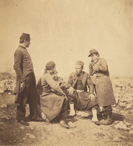 Zouaves & Soldiers of the Line by Roger Fenton