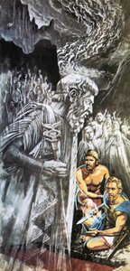Tiresias Warning Odysseus About the Future by Roger Payne