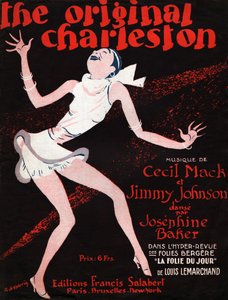 Josephine Baker in the magazine “La Folie du Jour”. 1927 by Roger de Valerio