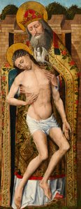 Holy Trinity, exterior panel of the Weston Triptych, c.1480 by Rogier van der Weyden