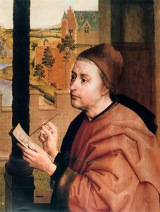 St Luke Drawing the Virgin (Detail)