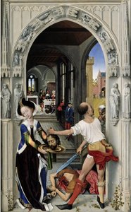 The Beheading of Saint John the Baptist The Altar of St. John, Right Panel, ca 1455