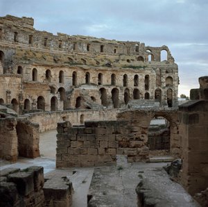 Amphitheater of El Djem, c. 238 AD by Roman