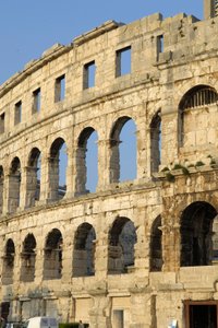 Amphitheatre of Pula, Croatia by Roman