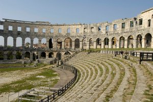 Amphitheatre of Pula, Croatia by Roman