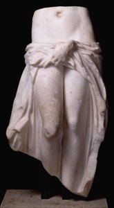 Aphrodite holding her garments, from Tripoli, c.370-24 BC by Roman